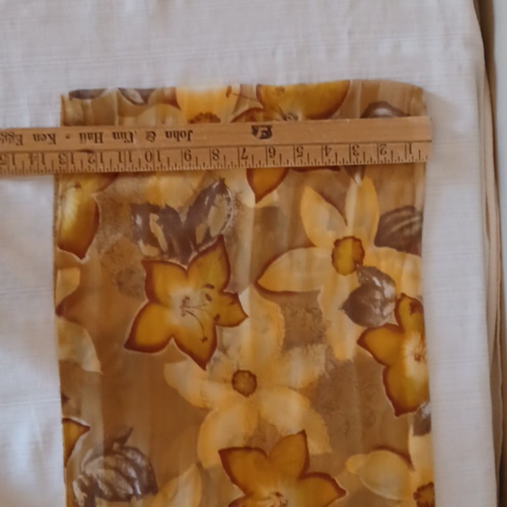 3 for $15 - Neutral Floral Scarf - Picture 4 of 4